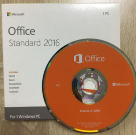 Genuine Microsoft Office 2016 Retail Box With Standard DVD Lifetime Warranty